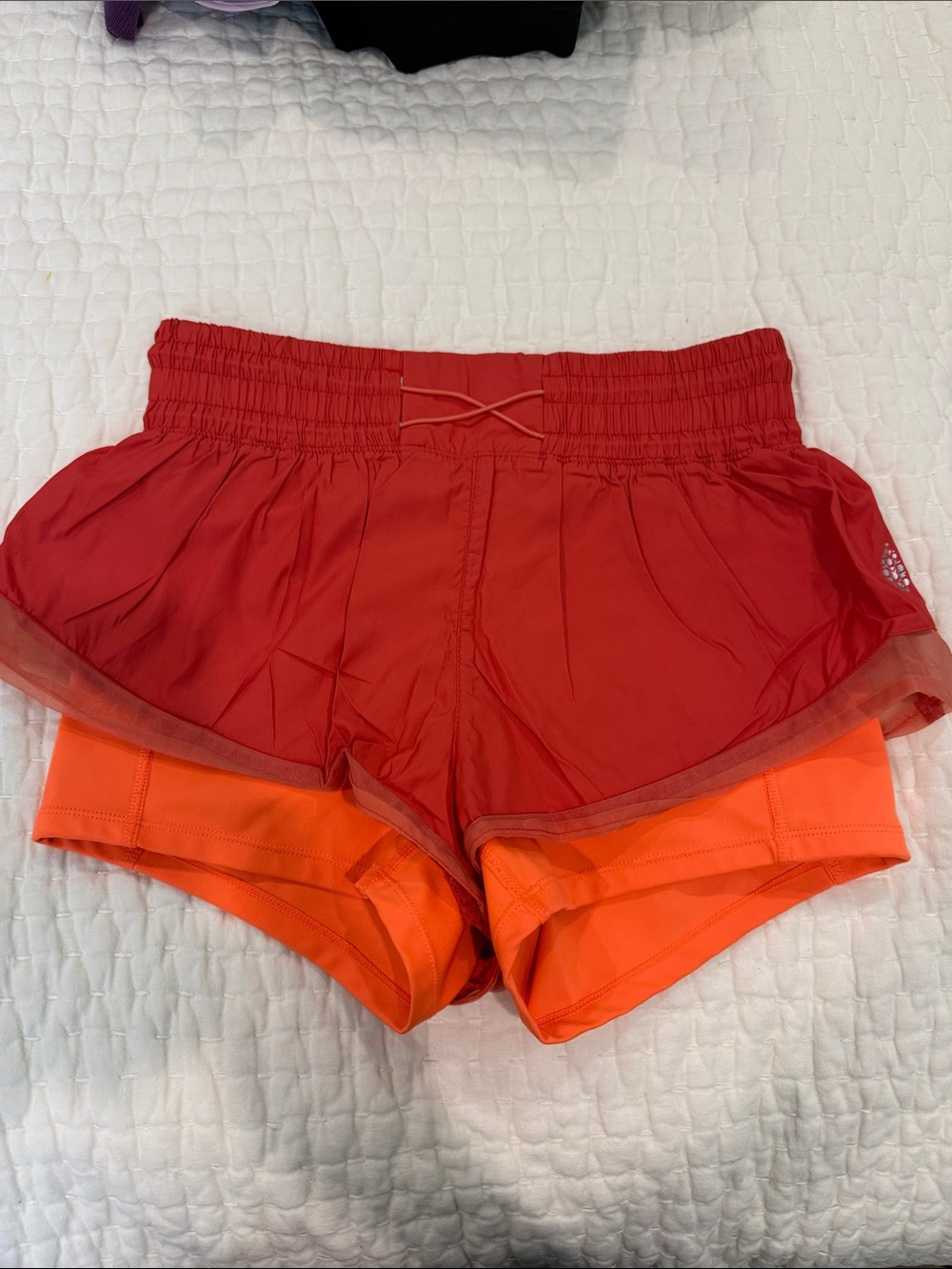 FP movement shorts with built in spandex